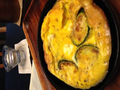 ズッキーニのオムレツ