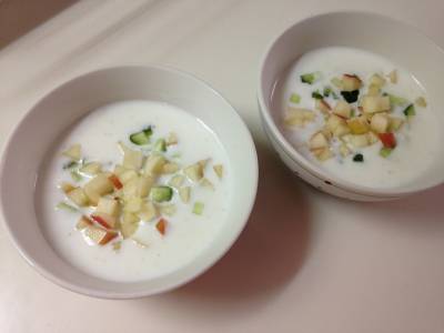 簡単ヨーグルトスープ