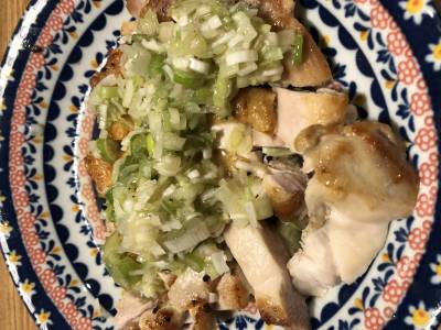 チキンソテー ねぎ塩だれ