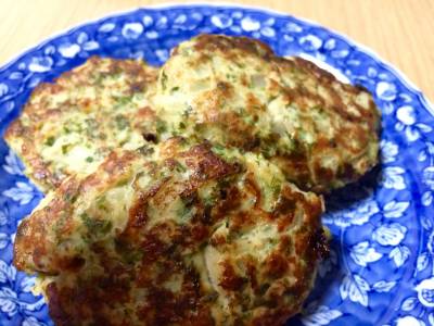 パセリたっぷり和風バーグ