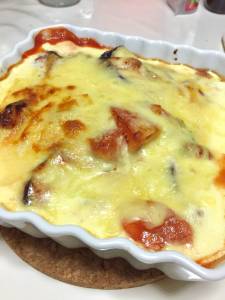 なすのヨーグルトグラタン