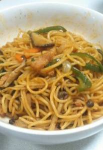 ゆでないナポリタン