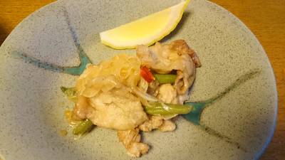 新たまねぎと豚肉の南蛮漬け