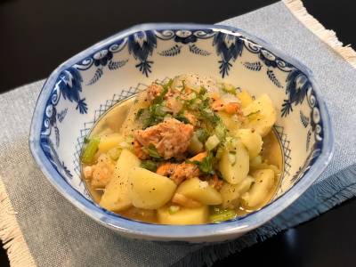 さけとじゃがいものホクホク炒め