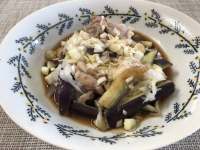 豚肉となすの重ね蒸し