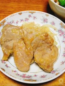 豚ヒレの塩麹焼き