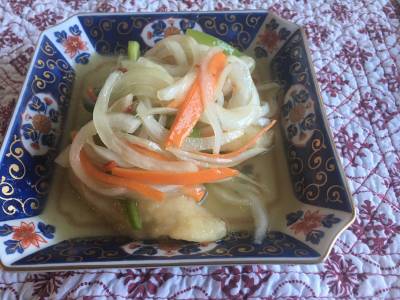 新たまねぎと豚肉の南蛮漬け