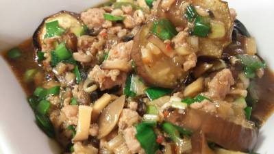 グリルマーボーなす