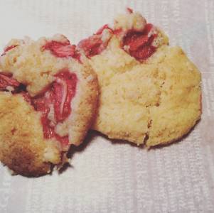 いちごの生クッキー