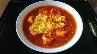 えびのチリソース ふんわり卵のせ