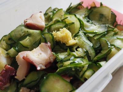 たこときゅうりの酢の物