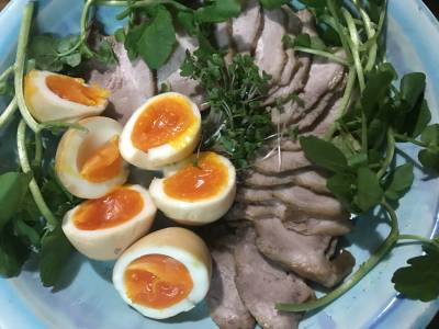 フライパン煮豚