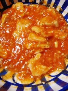 鶏のチリソース