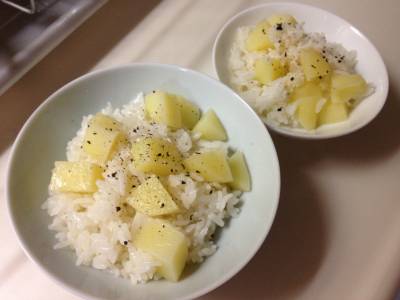 じゃがバターご飯