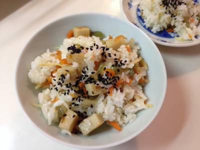 さつま揚げご飯