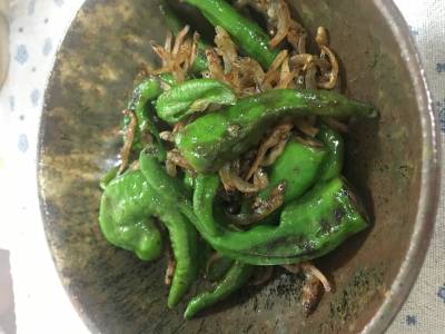 ししとうのじゃこ炒め