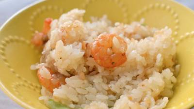 グッチさんちのえびピラフ