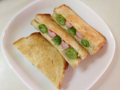 アスパラカニカマサンド