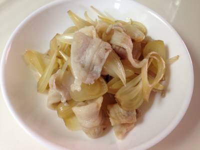 ゆで豚のらっきょうあえ