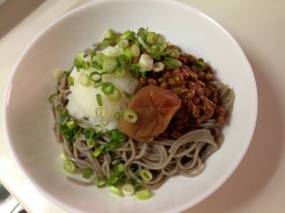 ぶっかけおろし梅そば