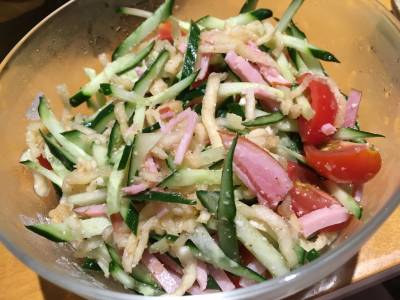 切り干し大根のサラダ