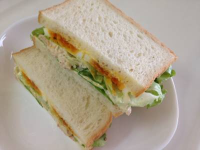 ツナ&エッグサンド