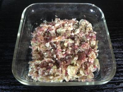 みょうがの梅あえ