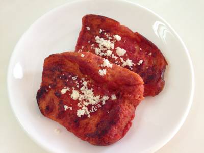 野菜ジュースのフレンチトースト