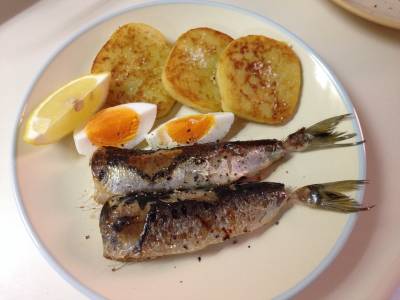 いわしの塩焼き ポルトガル風