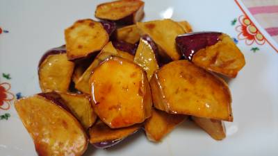 砂丘さつまいもの超かんたん大学いも