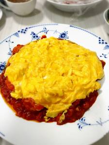 えびのチリソース ふんわり卵のせ