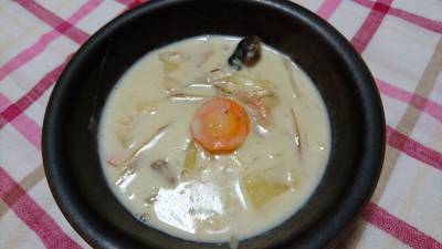 みそクリームシチュー