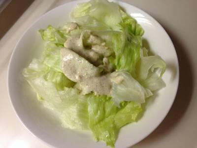 ちぎりレタスのヨーグルトサラダ