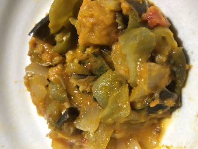 夏野菜のレンジ蒸し