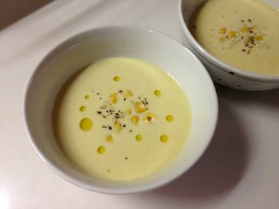 本格 冷製コーンスープ