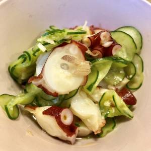 たこときゅうりの酢の物