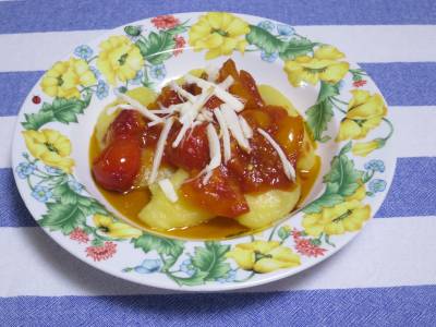 フレッシュトマトソースのニョッキ