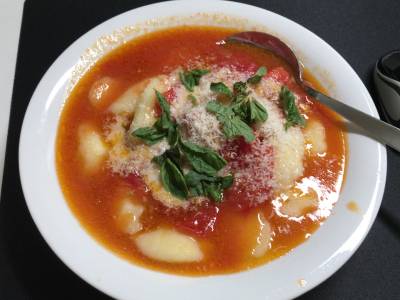 フレッシュトマトソースのニョッキ