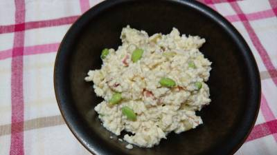 みょうがと枝豆の白あえ