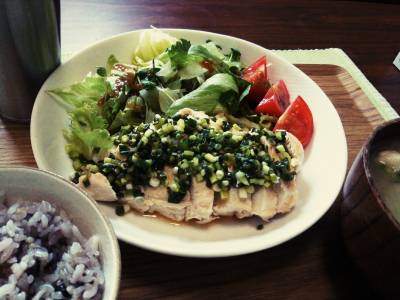 チキンソテー ねぎ塩だれ