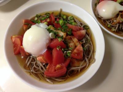 ぶっかけトマトそば