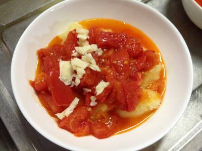 フレッシュトマトソースのニョッキ