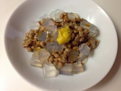 素寒天 粒々納豆かん