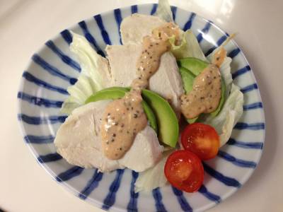 しっ鶏ハムサラダ