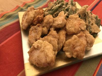 鶏むね肉の天ぷら
