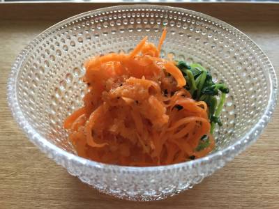 ダブル春にんじんサラダ