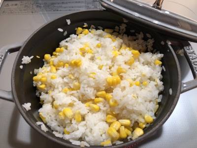 とうもろこしご飯