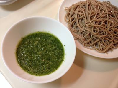 もりそば きゅうりだれ