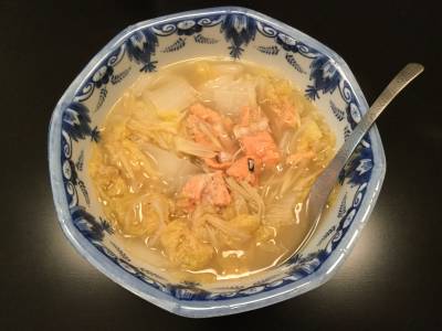 さけ缶と白菜のあっさり煮