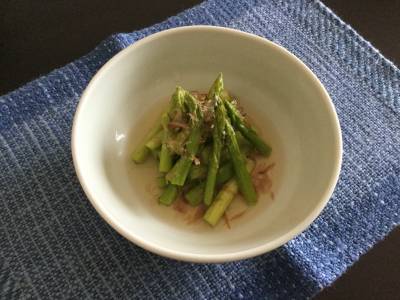 アスパラのおひたし
